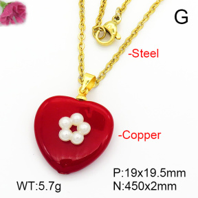 Fashion Copper Necklace  F7N300436aajl-L024
