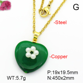 Fashion Copper Necklace  F7N300437aajl-L024