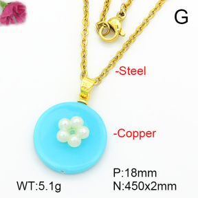 Fashion Copper Necklace  F7N300438aajl-L024