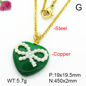 Fashion Copper Necklace  F7N300439aajl-L024