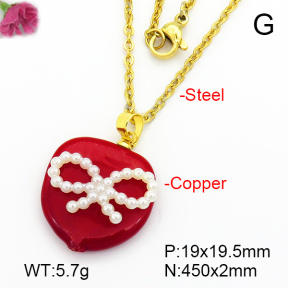 Fashion Copper Necklace  F7N300440aajl-L024