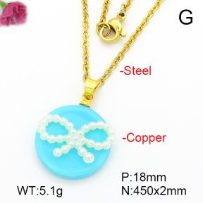 Fashion Copper Necklace  F7N300441aajl-L024