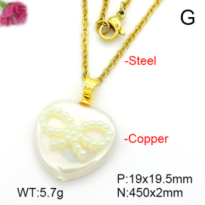 Fashion Copper Necklace  F7N300442aajl-L024