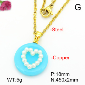 Fashion Copper Necklace  F7N300443aajl-L024