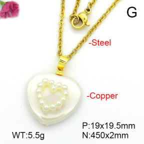 Fashion Copper Necklace  F7N300444aajl-L024