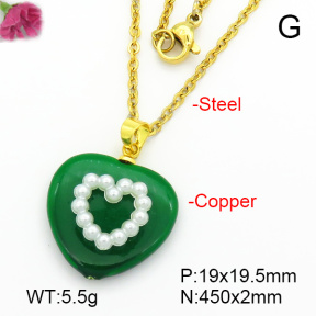 Fashion Copper Necklace  F7N300445aajl-L024