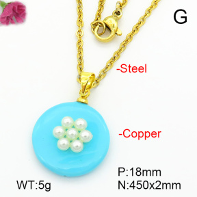 Fashion Copper Necklace  F7N300447aajl-L024