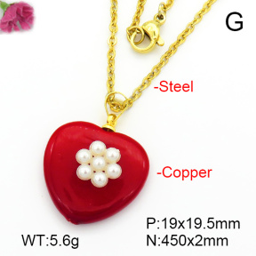 Fashion Copper Necklace  F7N300448aajl-L024