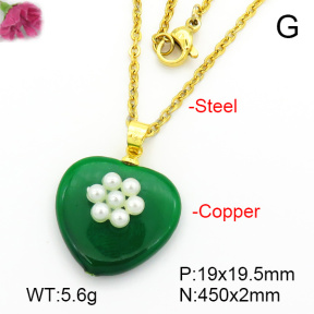 Fashion Copper Necklace  F7N300449aajl-L024