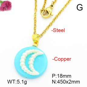 Fashion Copper Necklace  F7N300451aajl-L024