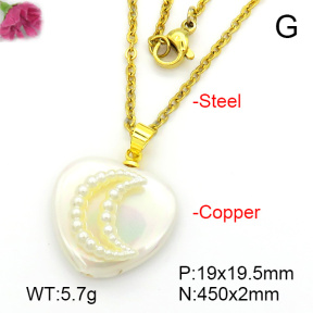Fashion Copper Necklace  F7N300452aajl-L024