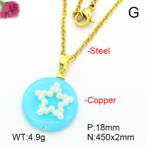 Fashion Copper Necklace  F7N300455aajl-L024