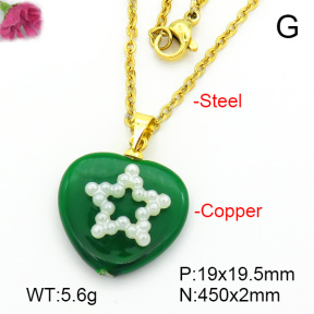 Fashion Copper Necklace  F7N300456aajl-L024