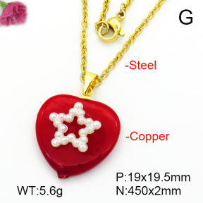 Fashion Copper Necklace  F7N300457aajl-L024