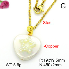 Fashion Copper Necklace  F7N300458aajl-L024