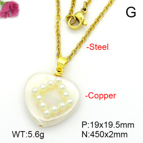 Fashion Copper Necklace  F7N300459aajl-L024