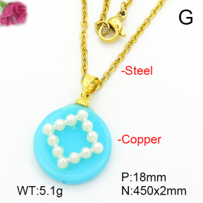Fashion Copper Necklace  F7N300460aajl-L024