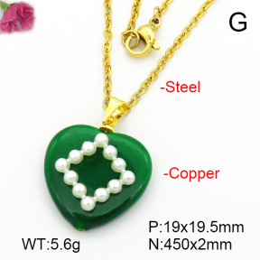 Fashion Copper Necklace  F7N300461aajl-L024