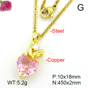 Fashion Copper Necklace  F7N401729aaio-L024