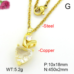 Fashion Copper Necklace  F7N401730aaio-L024