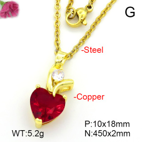 Fashion Copper Necklace  F7N401731aaio-L024