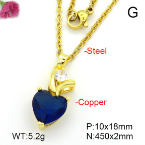 Fashion Copper Necklace  F7N401732aaio-L024