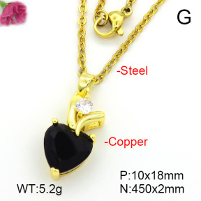 Fashion Copper Necklace  F7N401733aaio-L024
