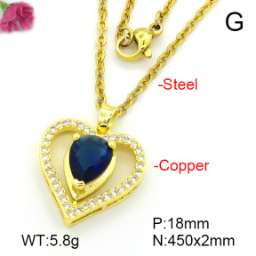 Fashion Copper Necklace  F7N401735aajl-L024