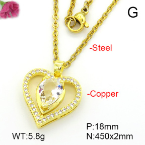 Fashion Copper Necklace  F7N401736aajl-L024