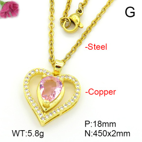 Fashion Copper Necklace  F7N401737aajl-L024
