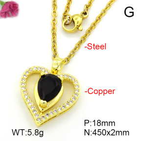 Fashion Copper Necklace  F7N401738aajl-L024