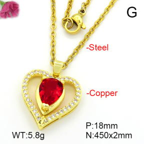 Fashion Copper Necklace  F7N401739aajl-L024