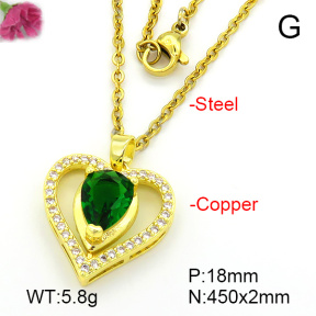 Fashion Copper Necklace  F7N401740aajl-L024