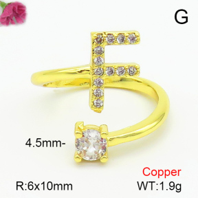 Fashion Copper Ring  F7R400708aajl-L024