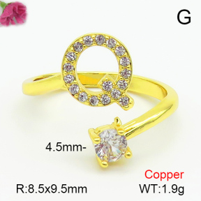 Fashion Copper Ring  F7R400709aajl-L024