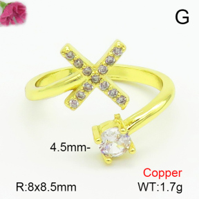 Fashion Copper Ring  F7R400710aajl-L024