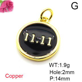 Fashion Copper Pendant  Enamel  XFPC05315vail-L017