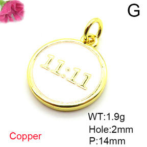 Fashion Copper Pendant  Enamel  XFPC05317vail-L017