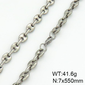 Stainless Steel Necklace  2N2001002bhbl-641