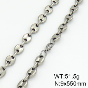 Stainless Steel Necklace  2N2001005vhhl-641