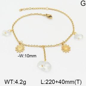 Stainless Steel Anklets  5A9000407vbmb-610