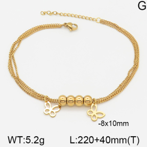 Stainless Steel Anklets  5A9000415vbmb-610