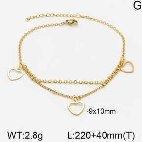 Stainless Steel Anklets  5A9000418vbll-610