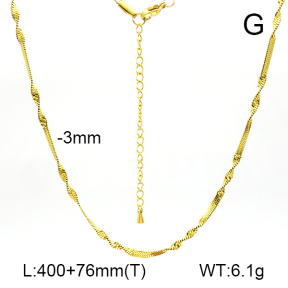 Stainless Steel Necklace  7N2000459aakh-G028