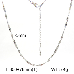 Stainless Steel Necklace  7N2000462aaih-G028