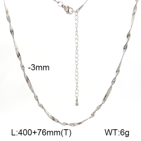 Stainless Steel Necklace  7N2000463vail-G028