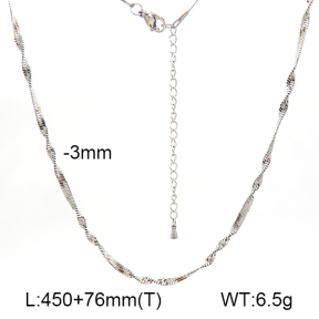 Stainless Steel Necklace  7N2000464avja-G028