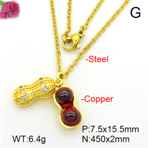 Fashion Copper Necklace  F7N401744aajl-L003