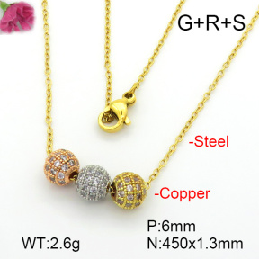 Fashion Copper Necklace  F7N401756aako-L003