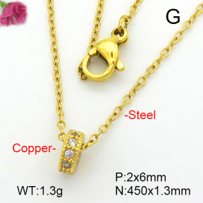 Fashion Copper Necklace  F7N401759aahj-L003